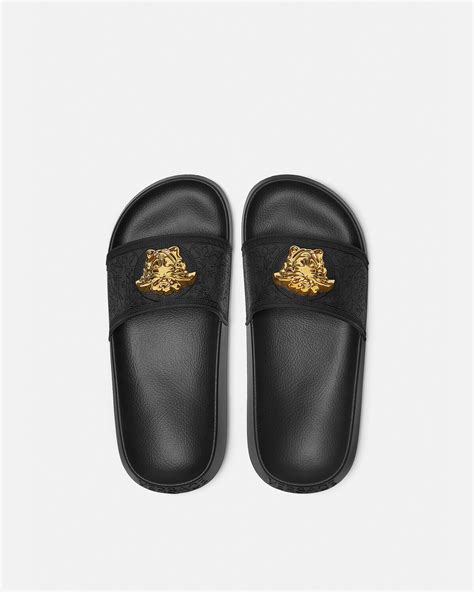 versace flip flops cheap|versace sliders women.